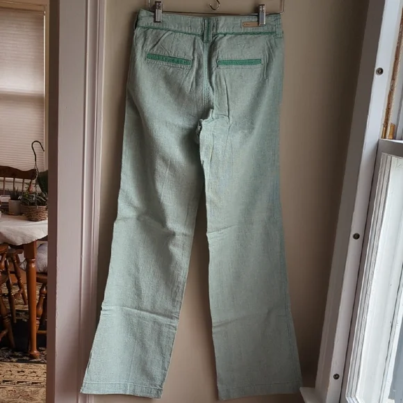NWT Pilcro Light Green Wide Leg Pants Size 2/26 - Picture 5 of 9